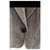 Wolljacke mit schwarzem Samtkragen Yves Saint Laurent Grau  - Ansicht 3