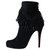 Christian Louboutin Ankle Boots Black Suede  ref.239537