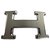 Hermès belt buckle 5382 in silver palladium-plated steel guilloche Silvery  ref.245468