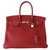 Hermès HERMES BIRKIN BAG 35 red Hermes Leather  ref.239636