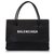 Bolsa de couro Balenciaga Black S Shopping Preto Branco Bezerro-como bezerro  ref.239845