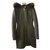 Prada coat Black Fur  ref.239850