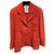 Chanel Jackets Coral Wool  ref.239896
