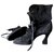 CHANEL suede ankle boots Black Leather Deerskin  ref.239940