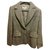 Wool and silk blazer by Escada Brown Beige  ref.239950