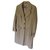 Women's burberry coat Beige Cashmere Wool Angora  ref.240078