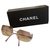 Chanel Sonnenbrille Pink Metall  ref.240099