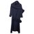 Chanel cappotto e sciarpa di tweed Nero  ref.240107