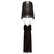 Chanel squisito vestito Parigi-Roma Nero Seta  ref.240164