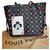 Louis Vuitton Neverfull collection Game On Cuir Noir  ref.240230