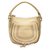 Chloé Chloe Brown Marcie Leather Handbag Beige Pony-style calfskin  ref.240262