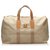 Céline Celine Brown Macadam Travel Bag Beige Leather Plastic Pony-style calfskin  ref.240301