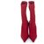 Stivaletto Balenciaga Red Knife Jersey Crepe Rosso Pelle Vitello simile a un vitello Panno  ref.240305