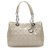 Cabas Dior Cannage Soft Shopper gris Cuir Cuir vernis  ref.240327