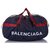 Balenciaga Black S Wheel Everyday Nylon Travel Bag Blue Navy blue Cloth Cloth  ref.240368