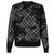 Louis Vuitton LV Distressed Mono sweater Grey Wool  ref.240399