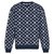 Louis Vuitton Girocollo LV full monogram jacquard nuovo Blu Cotone  ref.240400
