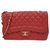 Timeless Chanel Diane Red Leather  ref.240458