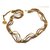 Chanel Cinto de medalhão de leão Dourado Metal  ref.246614