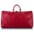 Louis Vuitton Red Epi Keepall 55 Rot Leder  ref.240589
