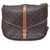 Louis Vuitton Saumur 35 Brown Cloth  ref.240640