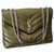 Saint Laurent Loulou YSL Khaki Lambskin  ref.240721