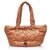 Chanel Brown CC Leather Handbag Light brown  ref.240771