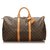 Louis Vuitton Keepall Monogram Brown 50 Cuir Toile Marron  ref.240859
