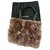 Chanel Handbags Dark brown Rabbit  ref.240903