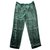 Chanel Un pantalon, leggings Soie Polyester Viscose Vert  ref.240980