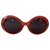 Gucci Des lunettes de soleil Acetate Rouge  ref.241030