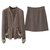 Chanel 12Un tailleur jupe veste Paris Bombay Pearl Chain Laine Tweed Multicolore  ref.241111