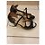 Sandali Repetto in vernice nera Nero - vista 5