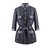 Chanel RARE belted tweed jacket Blue  ref.241231