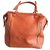 Autre Marque Handtaschen Orange Leder  ref.241232
