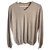 Autre Marque Massimo dutti beige cotton silk and cashmere sweater - V neck - T. L OR XL  ref.241257