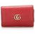 Gucci Red GG Marmont Leather Key Holder Pony-style calfskin  ref.241325