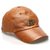 Casquette de baseball en cuir marron Dolce & Gabbana Veau façon poulain  ref.241327