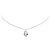 Collar con colgante de plata Dior Logo Dior Metal  ref.241377