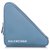 Balenciaga Blue M Triangle Pochette en cuir Veau façon poulain Blanc Bleu  ref.241409
