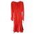 & Other Stories Dresses Red Viscose  ref.241439