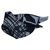 Hermès shawl 140 Crazy printer liquid puzzle 2020 Black Grey Navy blue Silk Cashmere  ref.241451