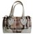 Burberry Handbags White Leather  ref.241485
