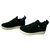 Céline CELINE Sneakers bicolores T36 ITALIEN Etat impeccable Suede Noir  ref.241508