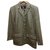 Vintage Burberry linen blazer Grey  ref.241528