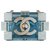 Chanel Lego clutch Silvery Light blue Plastic  ref.241569