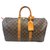 Louis Vuitton keepall 45 Monogram Brown Leather  ref.241586