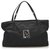 Fendi Black Zucca Canvas Handbag Leather Cloth Pony-style calfskin Cloth  ref.241632
