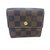 Louis Vuitton ELISE DAMIER EBENE Brown Leather  ref.241705