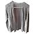 Caroll Strickjacke aus Viskose und Strass dunkelgrau Anthrazitgrau